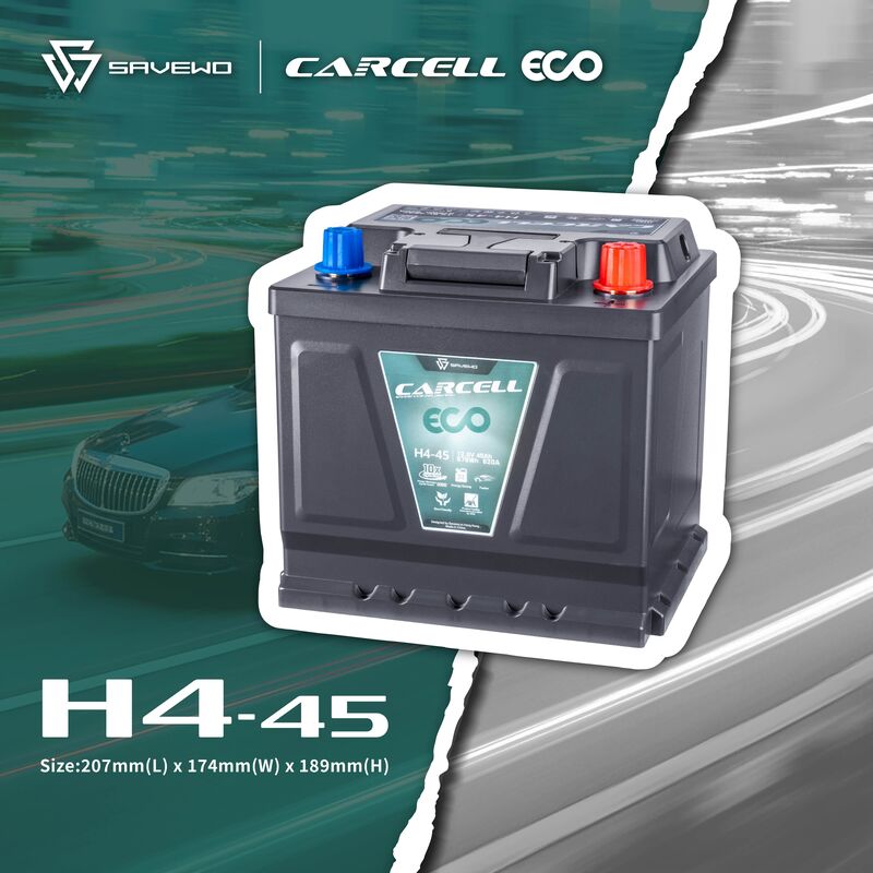 *優惠期免安裝費 $1799* SAVEWO CarCell ECO H4-45 救世汽車啟停電池