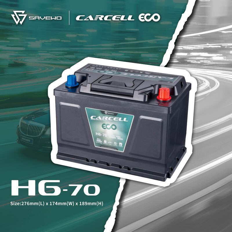*優惠期免安裝費 $2499* SAVEWO CarCell ECO H6-70 救世汽車啟停電池